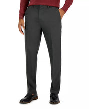 Perry Ellis Mens Modern fit Dress Pants 40 / 30 Dark Grey Solid
