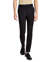 Calvin Klein Mens Skinny fit Dress Pants 30 / 30 Black Solid Stretch