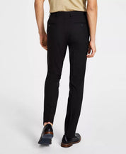 Calvin Klein Mens Skinny fit Dress Pants 32 / 29 Black Solid