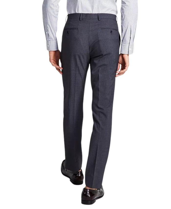 Calvin Klein Mens Skinny fit Dress Pants 34 / 29 Dark Gray Solid
