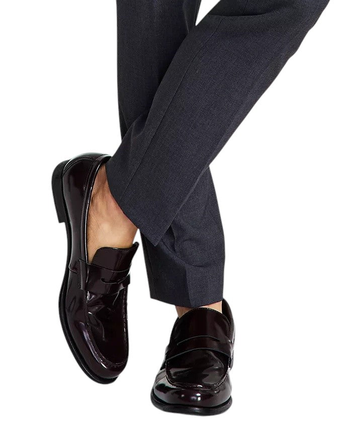 Calvin Klein Mens Skinny fit Dress Pants 31 / 32 Gray Solid