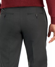 Perry Ellis Mens Modern fit Dress Pants 40 / 30 Dark Grey Solid