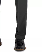 Perry Ellis Mens Modern fit Dress Pants 40 / 30 Dark Grey Solid