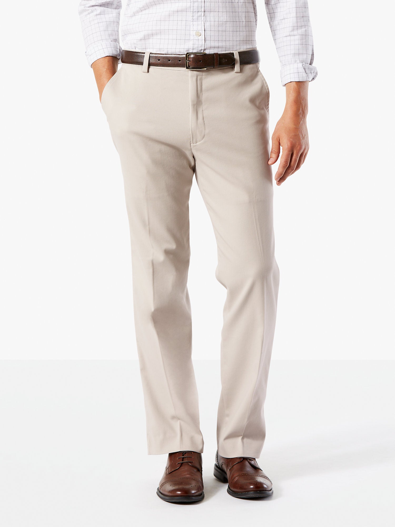 Dockers Mens Easy Stretch Classic Fit Pants Cloud Beige 38 x 30