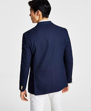 Tommy Hilfiger Mens Modern Fit Navy Weave Sport Coat 40L