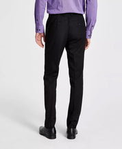Kenneth Cole Reaction Mens Slim fit 2 Piece Suit 44 L / 37 Waist Black Stretch