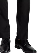 Kenneth Cole Mens Slim fit 2 Piece Suit 40 R Pants 33 / 32 Black Solid
