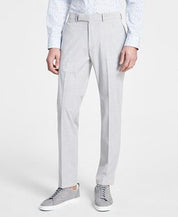 Kenneth Cole Mens Slim Fit Dress Pants 31 X  32  Light Grey COKK2FBZ0010