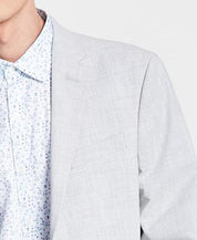 Kenneth Cole Reaction Mens Slim-Fit Suit Silver 44 R / 35 X 32