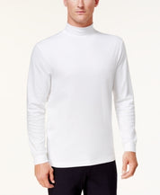 Club Room Men's Bright White Solid Mock Neck Shirt XL