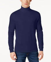 Club Room Mens Turtleneck Shirt Blue 2XL