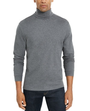 Club Room Mens Charcoal Grey Turtleneck Shirt 2XL