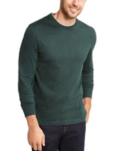 Club Room Mens Cotton Crewneck T-Shirt Green S
