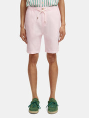 Scotch & Soda Mens Fave Organic Cotton & Linen Beach Shorts Size Large Pink
