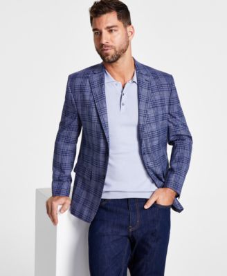 Lauren Ralph Lauren Mens Classic Fit Blazer Blue 42S Sport Coat