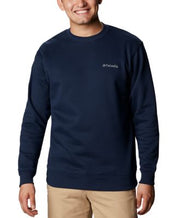 Columbia Mens Hart Mountain Crewneck Sweatshirt XXL 2XL Navy Blue