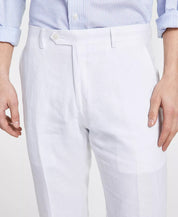 Tommy Hilfiger Mens Modern fit Dress Pants 31 / 32 White Solid Stretch