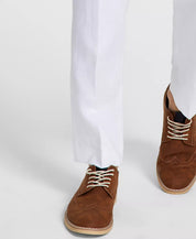 Tommy Hilfiger Men Modern fit Linen Dress Pants 33 / 32 White Solid Stretch