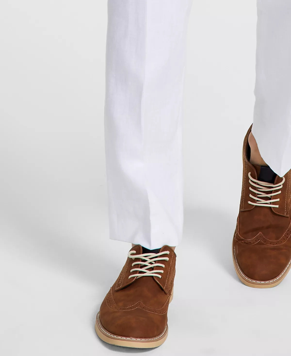 Tommy Hilfiger Mens Modern fit Dress Pants 40 / 30 White Solid Stretch