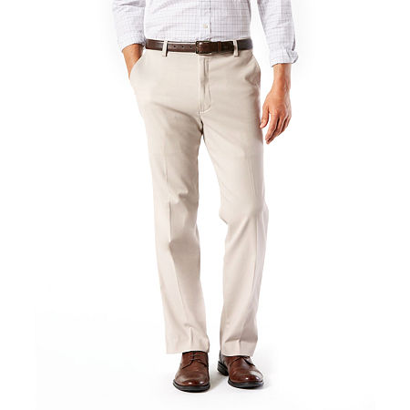 Dockers Mens Easy Stretch Classic Fit Khaki Pants Cloud Beige 33 x 30