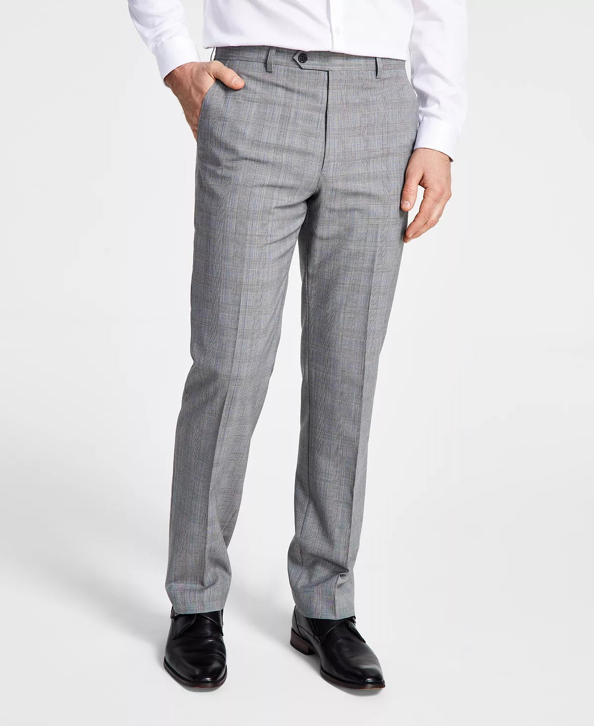 Lauren Ralph Lauren Mens Classic Fit UltraFlex Stretch Suit Pants Grey Blue 34 x 34