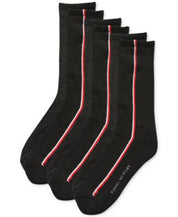 Tommy Hilfiger Men's 6Pk. Athletic Crew Socks Black OSFA