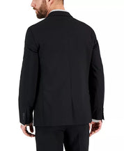 Vince Camuto Mens Slim fit Suit Jacket Blazer 42 S Black Solid