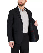 Vince Camuto Mens Slim fit Suit Jacket Blazer 42 S Black Solid