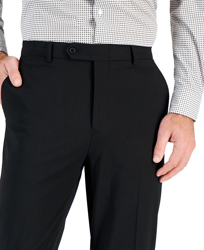 Vince Camuto Mens Slim fit Dress Pants 40 / 29 Black Solid