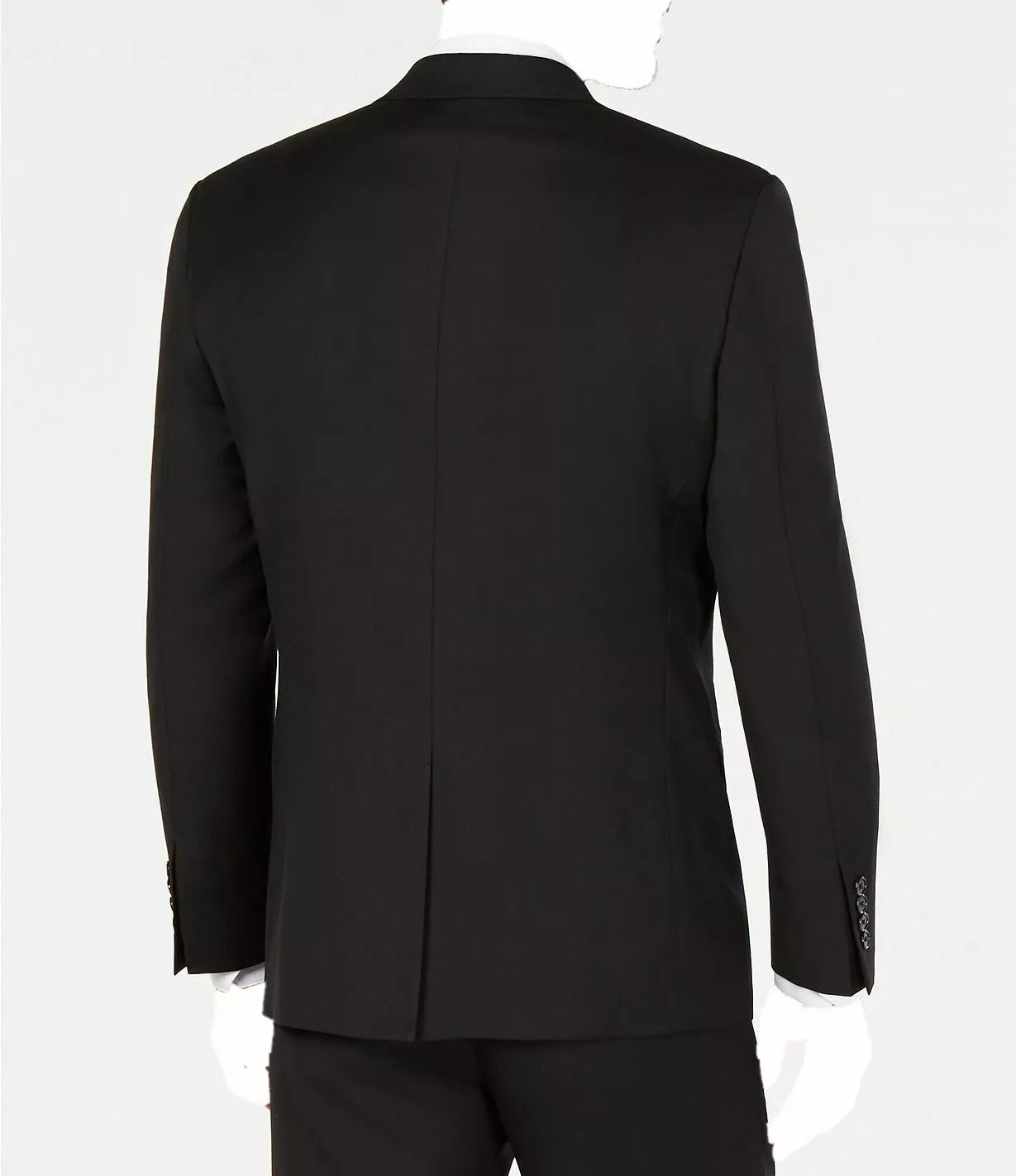Lauren Ralph Lauren Mens Classic fit Suit Jacket Blazer 42 L Black Solid