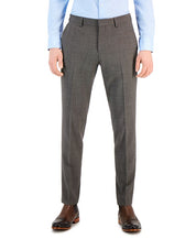 HUGO BOSS Mens Slim-Fit Dress Pants Size 34 x 32 Dark Brown Wool