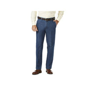 Haggar Mens Stretch Denim Med Stonewash Pants 36 x 29