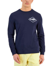 Club Room Mens Sailing Club Classic-Fit Crewneck T Shirt Navy Blue XL
