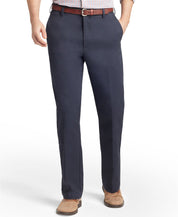 IZOD Men's American Straight-Fit Flat Front Chino Khaki Pants 36 x 32 Navy