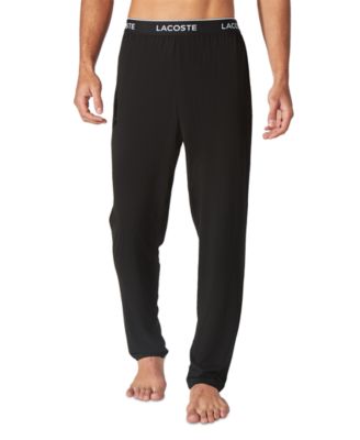 Lacoste Men's Ultra-Soft Cotton Pajama Bottoms Navy MEDIUM