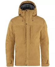 Fjallraven Mens Skogs Padded Jacket Coat Hooded Buckwheat Brown XXL