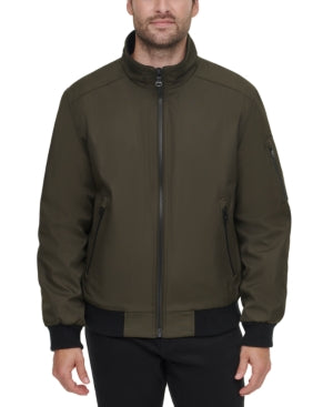 Calvin Klein Mens Regular fit Long Sleeve Bomber Jacket Coat XL Green