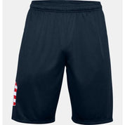 Under Armour Mens Loose fit Athletic Basketball Shorts Small Blue Solid