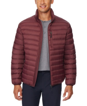 32 Degrees Men's Down Jacket Small Shiraz Red Packable