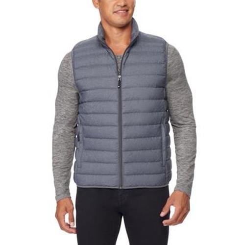 32 Degrees Men's Down Packable Vest Jacket XXL 2XL Grey