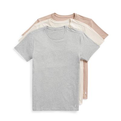 Polo Ralph Lauren Stretch Slim Fit Crewneck Undershirt T Shirt 3 Pack Large