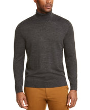 Club Room Mens Pullover Office Turtleneck Sweater Grey XL