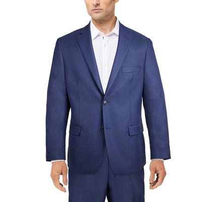 Alfani Mens Classic fit Suit Jacket Blazer 38 R Blue Solid Stretch