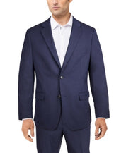 Alfani Mens Classic fit Suit Jacket Blazer 44 S Navy Blue Solid