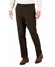 Perry Ellis Portfolio Men's Modern Fit Stretch Solid Pants Major Brown 36 x 29