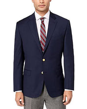Lauren Ralph Lauren Mens Classic fit Sport Coat Blazer 50 R Navy Blue Solid