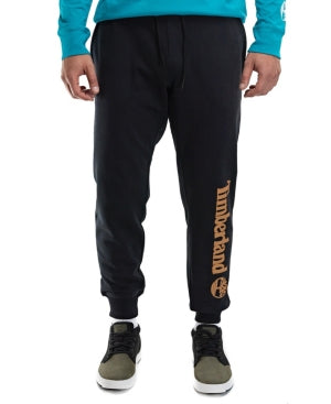Timberland Mens Core Tree Logo Sweatpants Black Wheat Boot Pants Medium