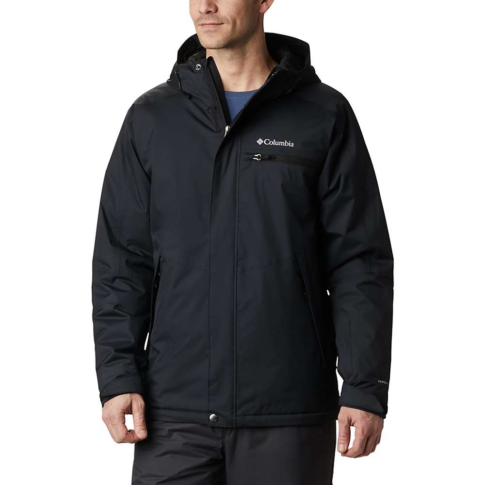 COLUMBIA Men's Valley Point Waterproof Hooded Jacket XL Black