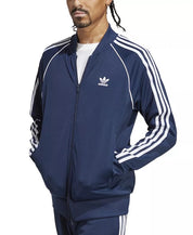 Adidas Mens Adicolor Classics Superstar Full Zip Track Jacket Small Navy Blue