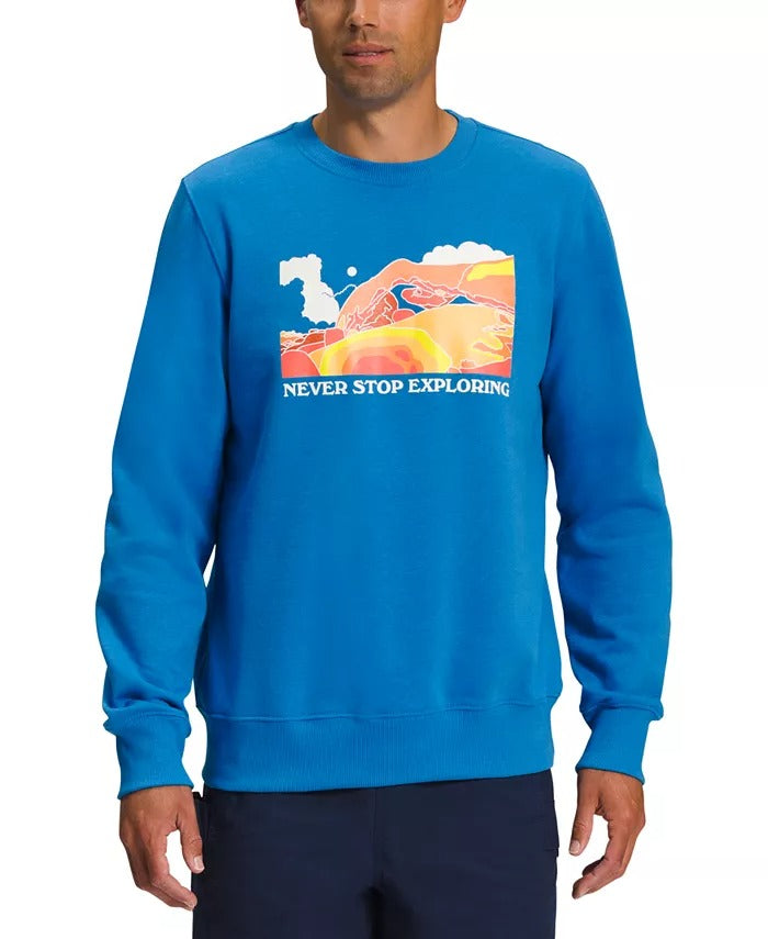 The North Face Men's Places We Love Standard Sweatshirt Blue XXL Crewneck